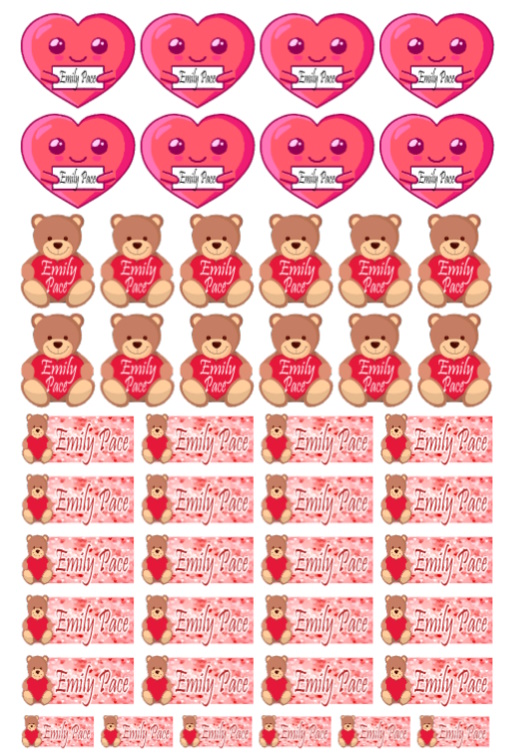 Teddy Freddy Name Labels - Image 2
