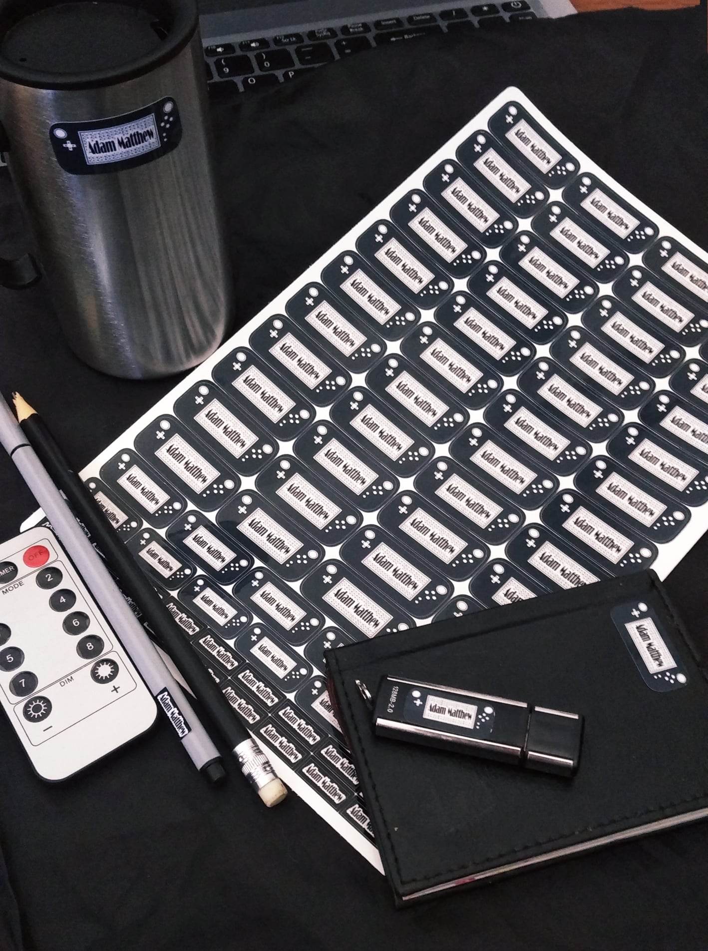 Gamer Zone Name Stickers - Image 3