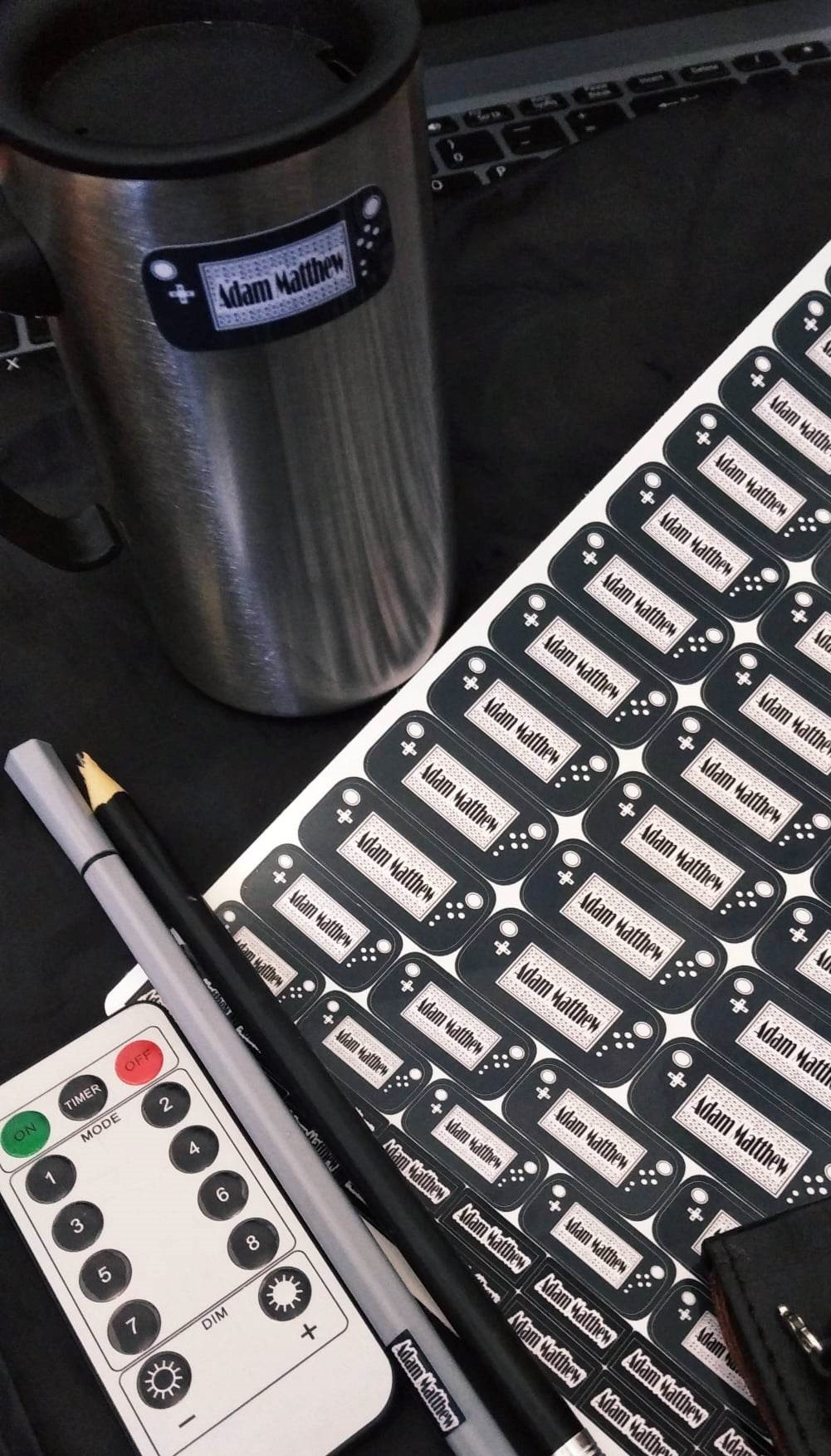 Gamer Zone Name Stickers - Image 5