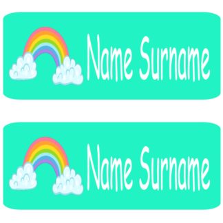 'Over the rainbow' Name Labels