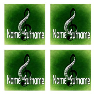Pianoforte Name Sticker Labels