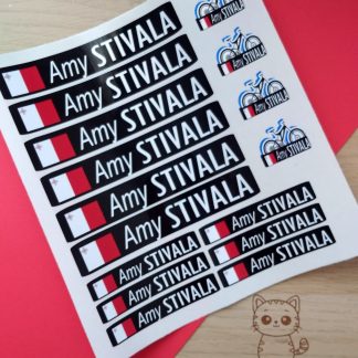 Bike Name Stickers