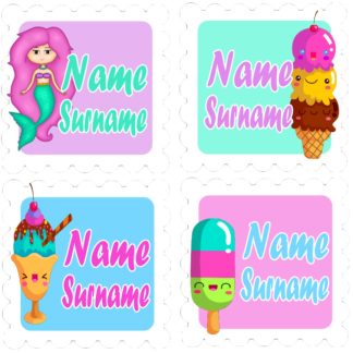 Sweeet Mix Name Stickers