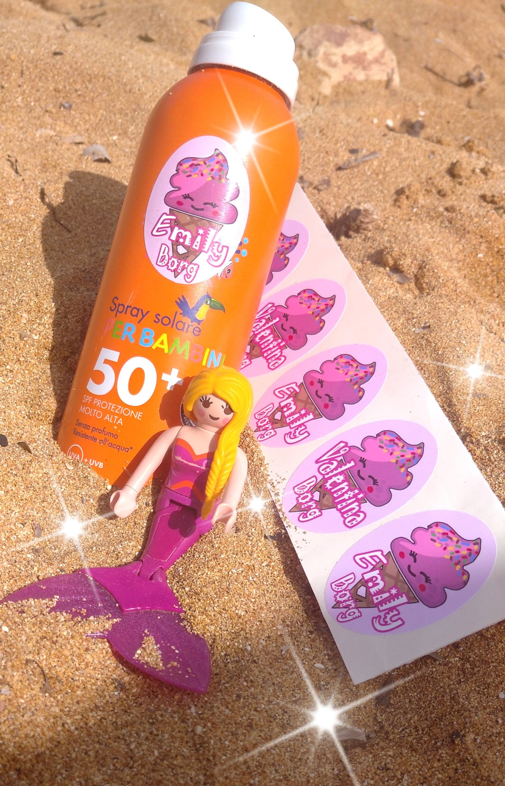 Summer Fun Name Stickers Stickerina