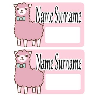 Copybook Labels with BLANK slot - Llama