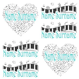 Sweet Notes Sticker Labels