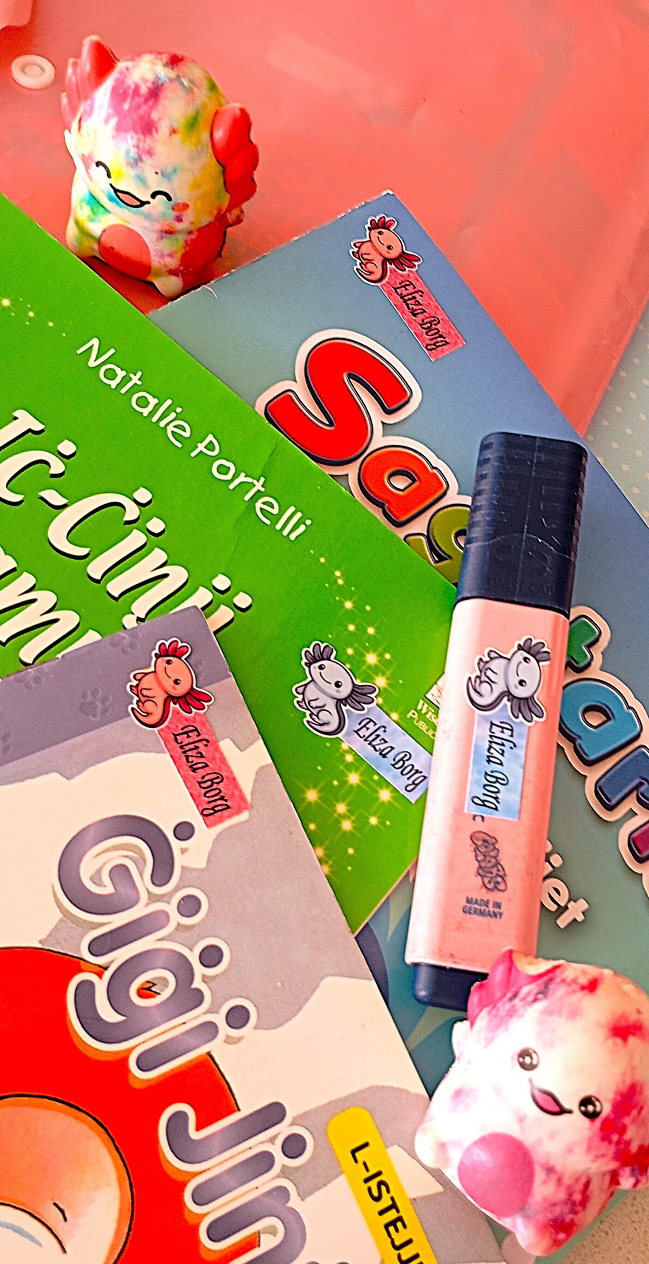 Axo the Axolotl Sticker Name Labels - Image 3